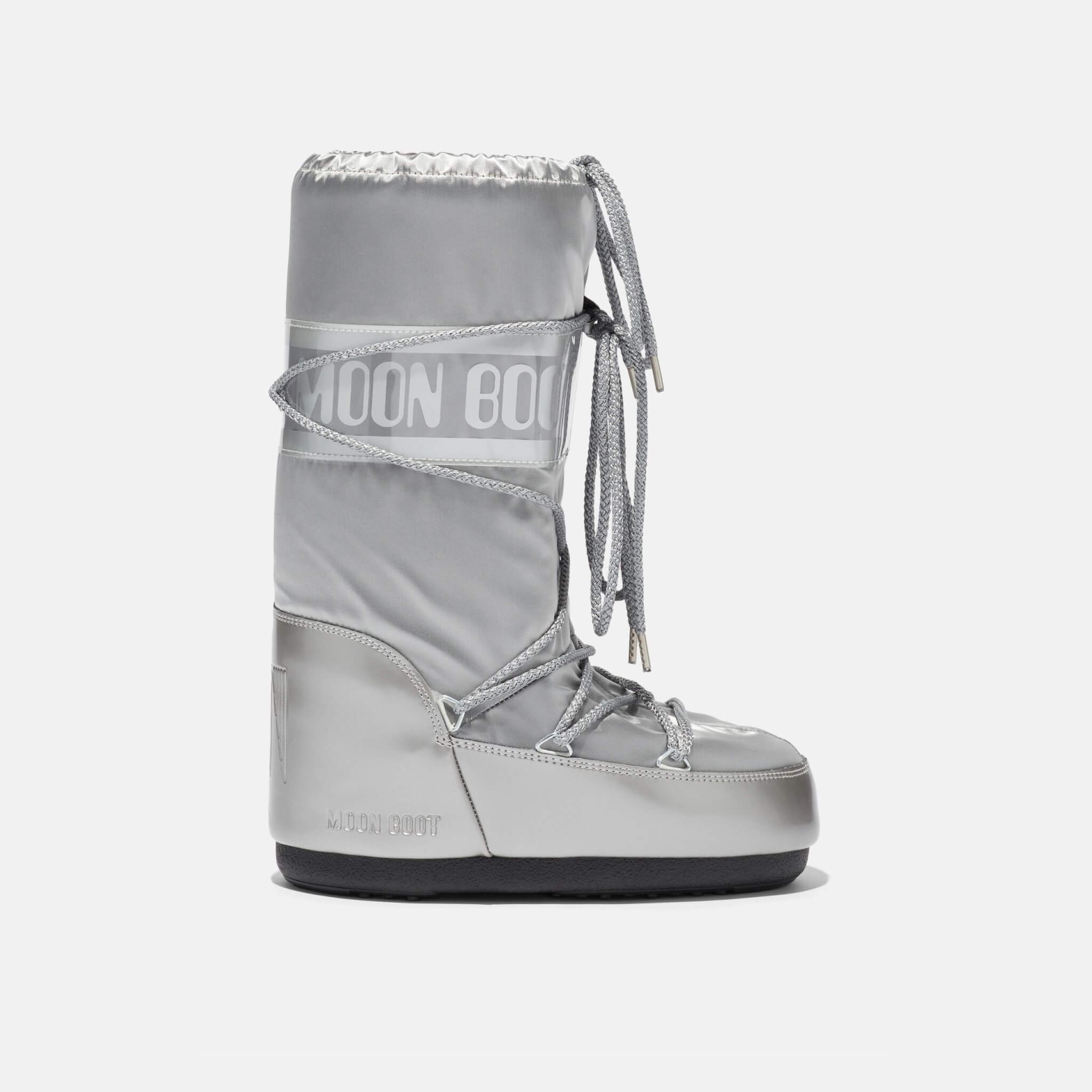 Dámske strieborné snehule Moon Boot Icon Glance