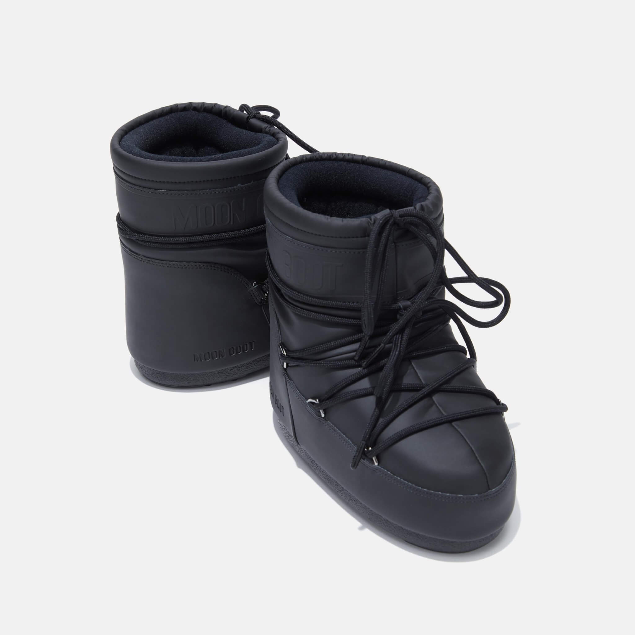 Dámske čierne snehule Moon Boot Icon Low Rubber