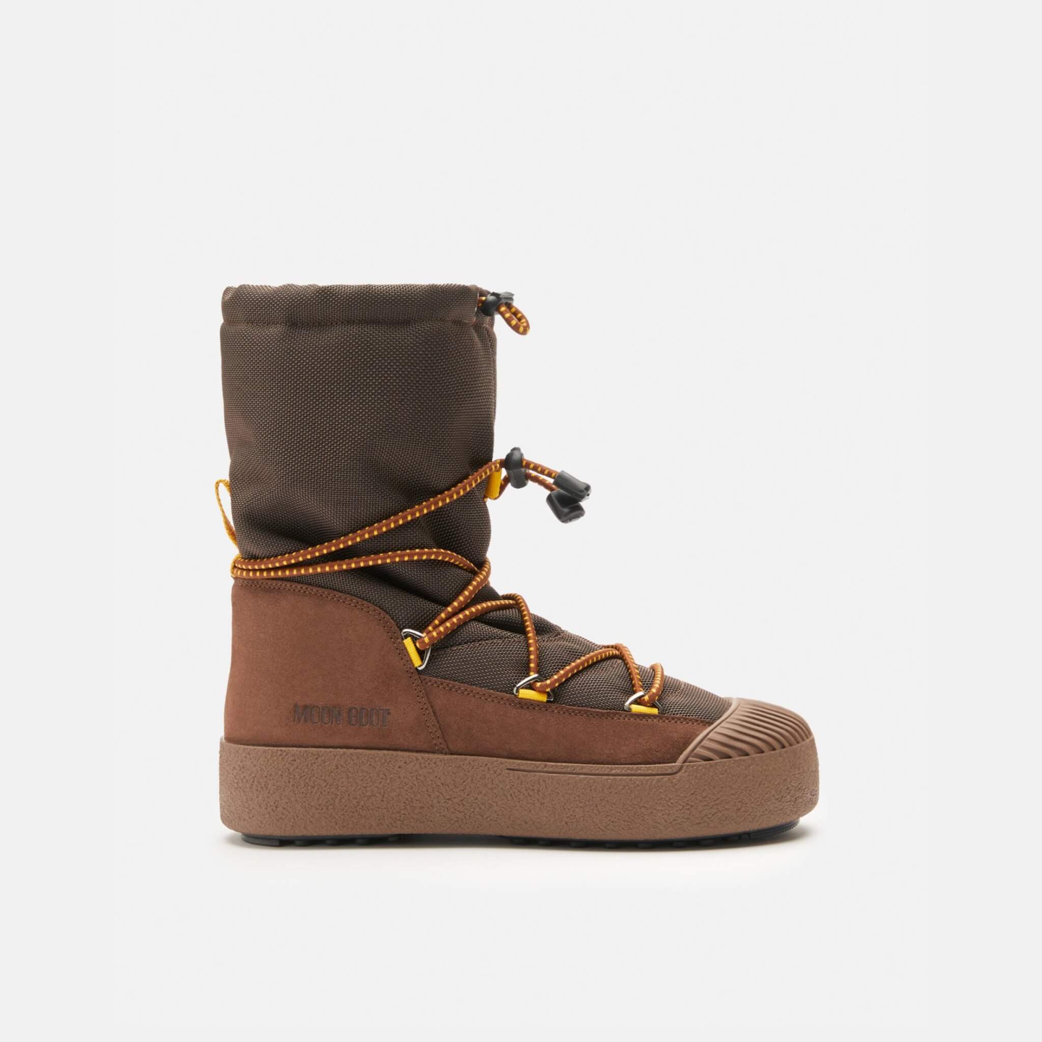 Pánske hnedé snehule Moon Boot Mtrack Polar Cordy