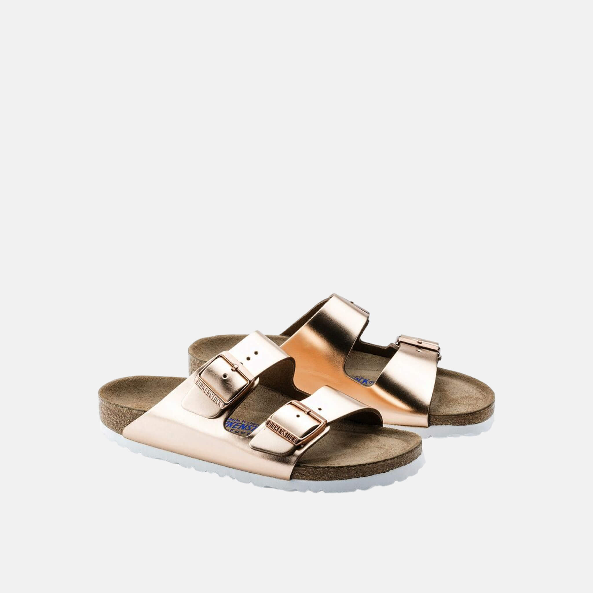 Medené Regular papuče Birkenstock Arizona Metallic Leather