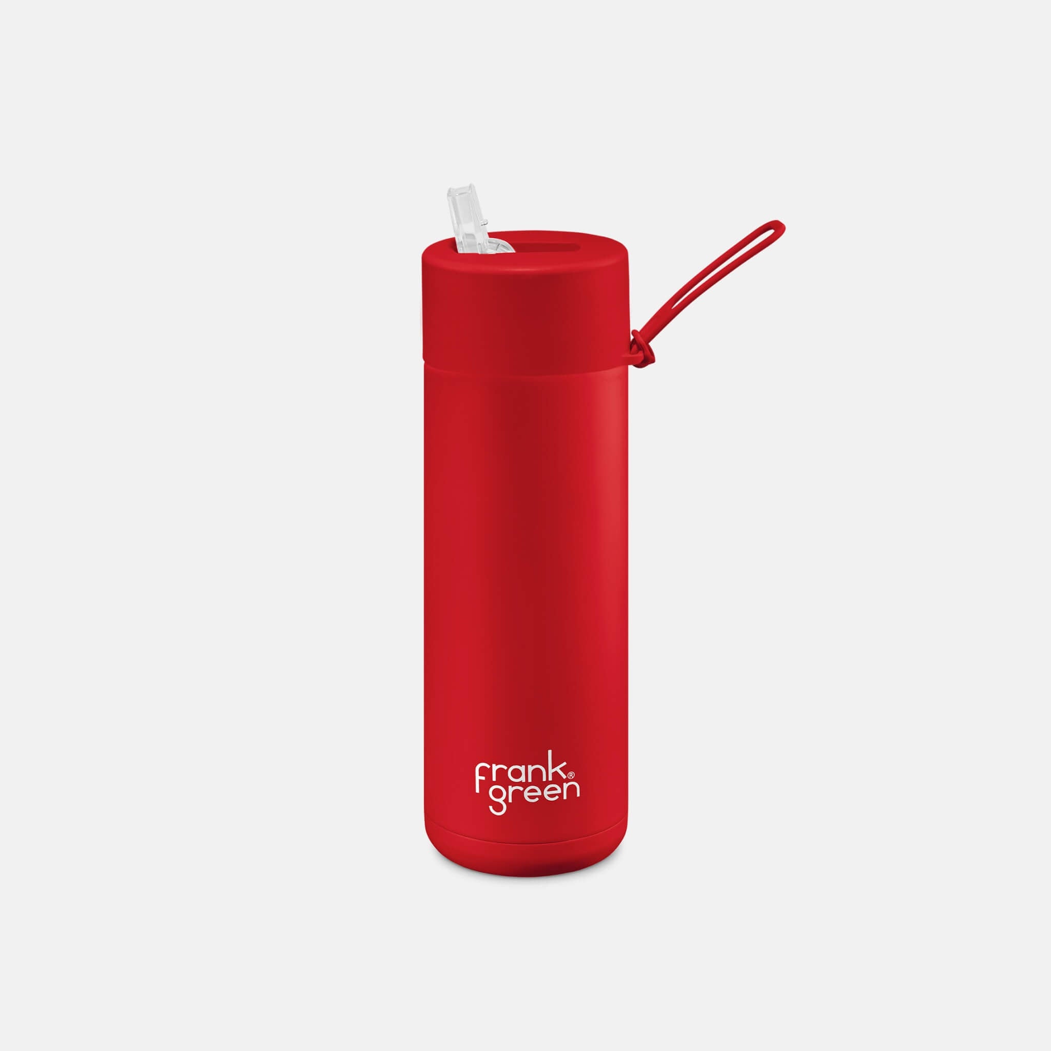 Ceramic Reusable Bottle Atomic Red