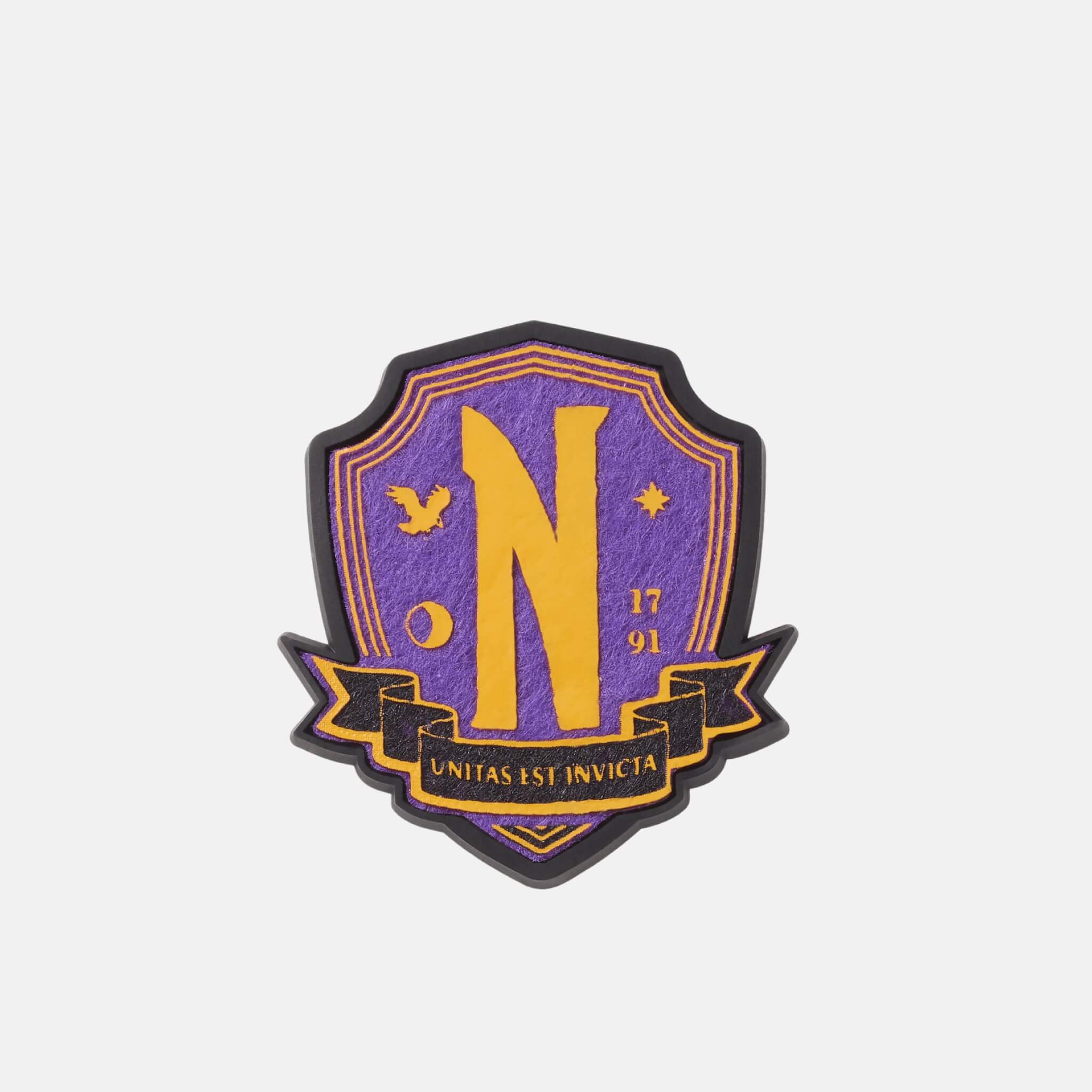 Jibbitz™ - Wednesday Nevermore Badge