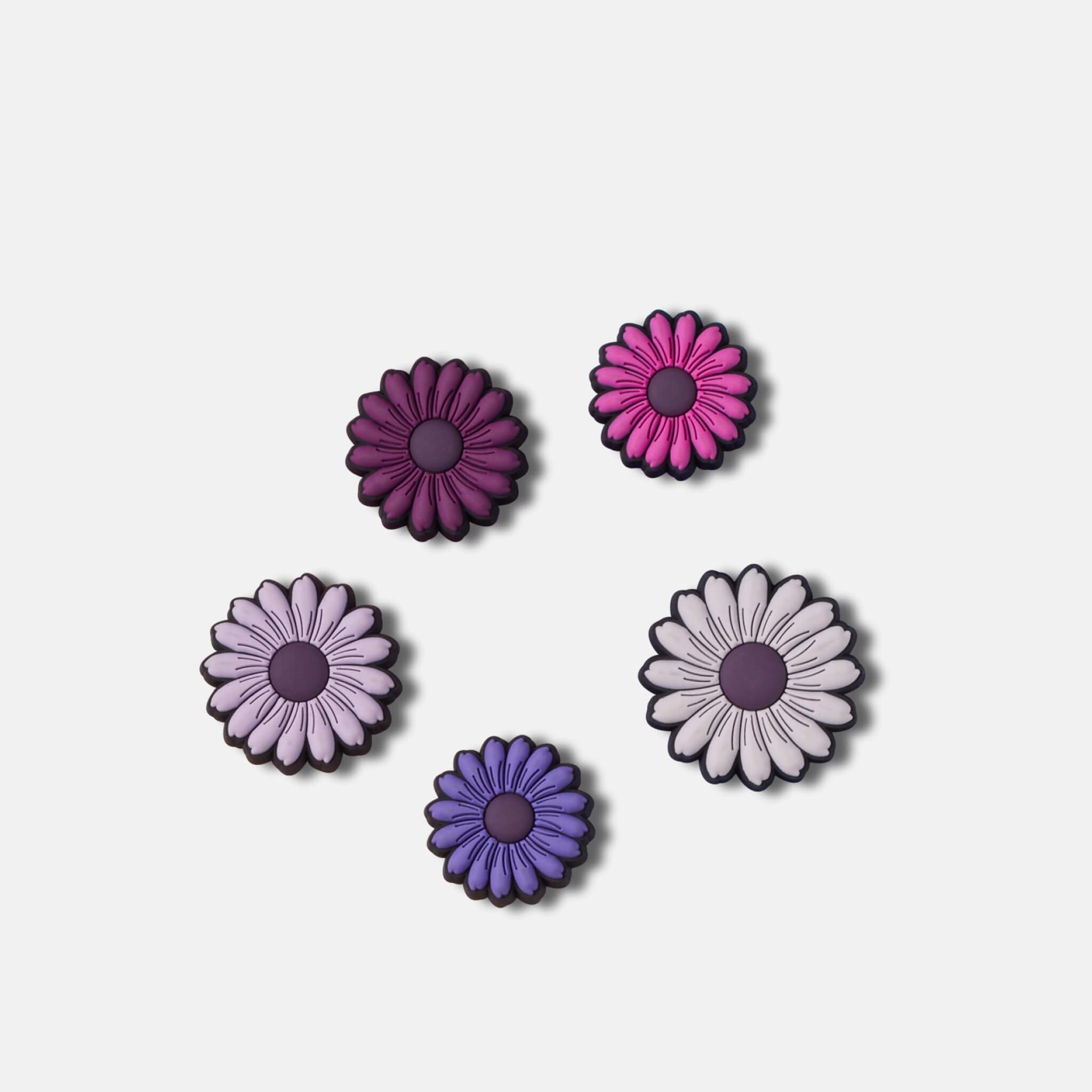 Jibbitz™ - Mixed Purple Florals 5 ks