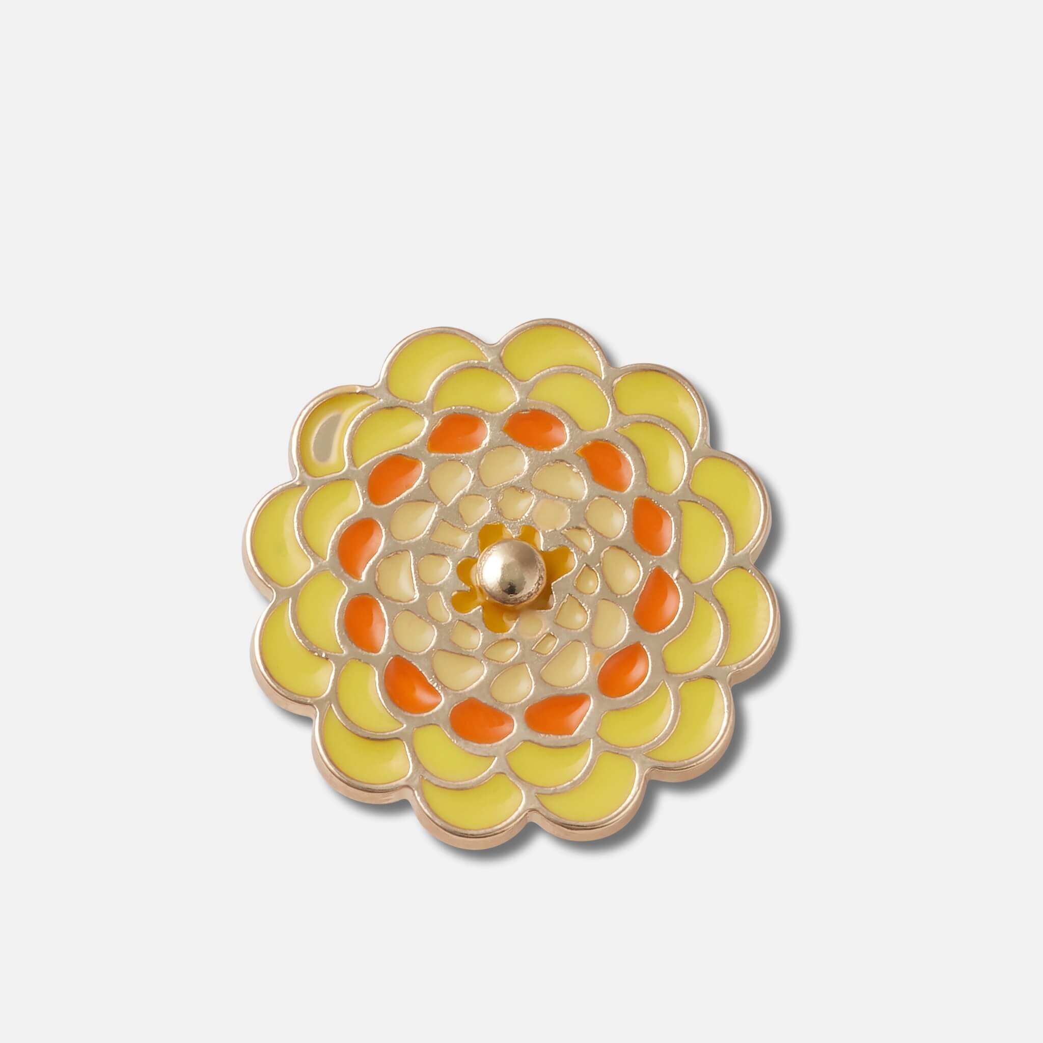 Jibbitz™ - Yellow Spinner Flower