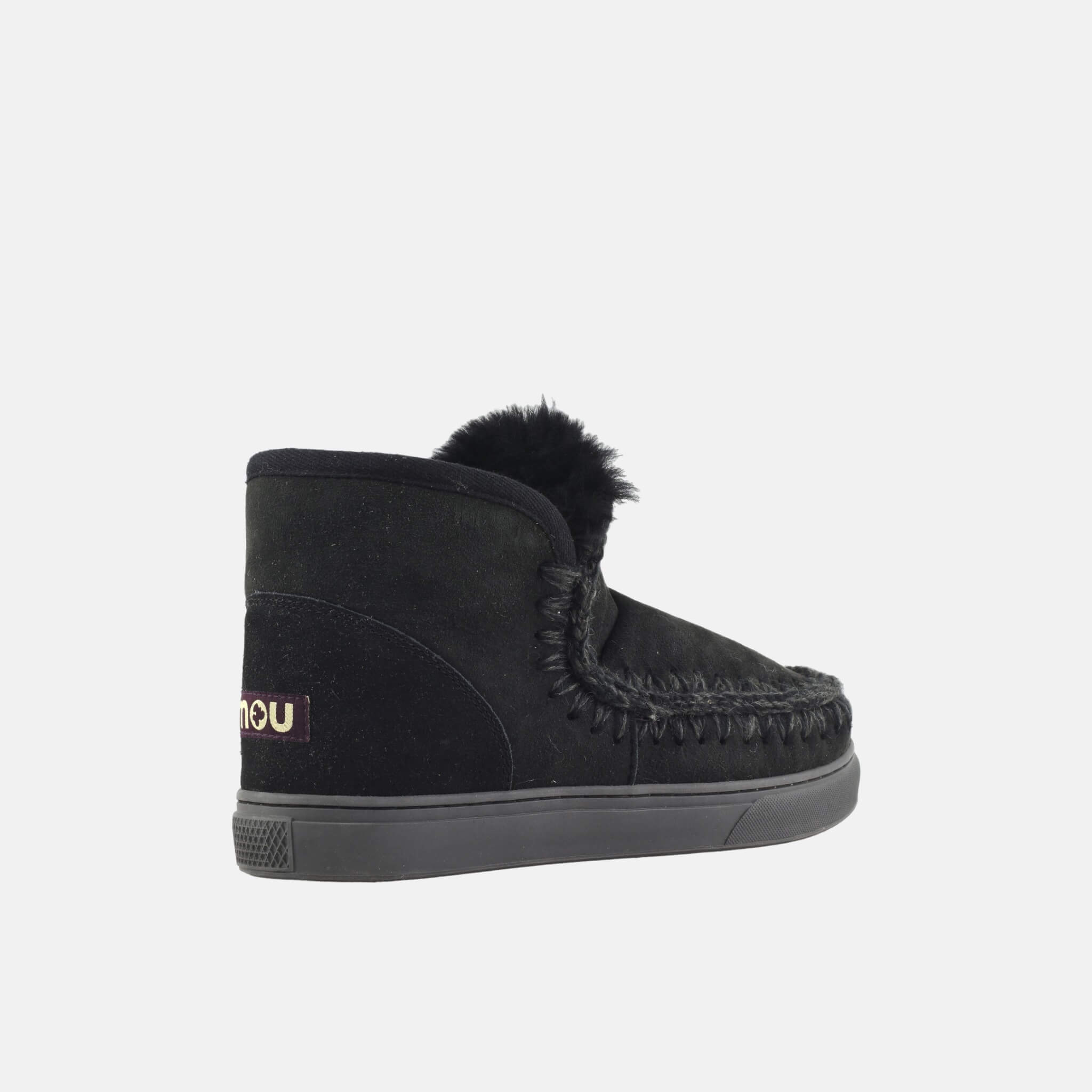 Dámske čierne kapce Mou Eskimo Sneaker