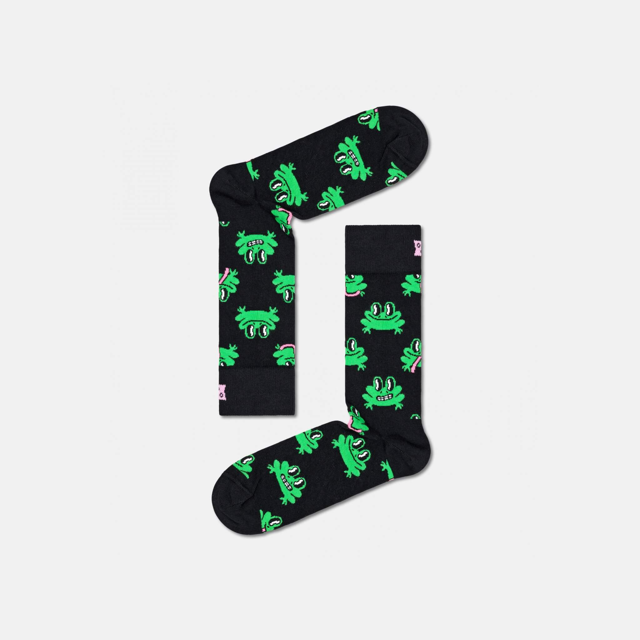 Darčekový box ponožiek Happy Socks Mini & Me Froggys – 2 páry