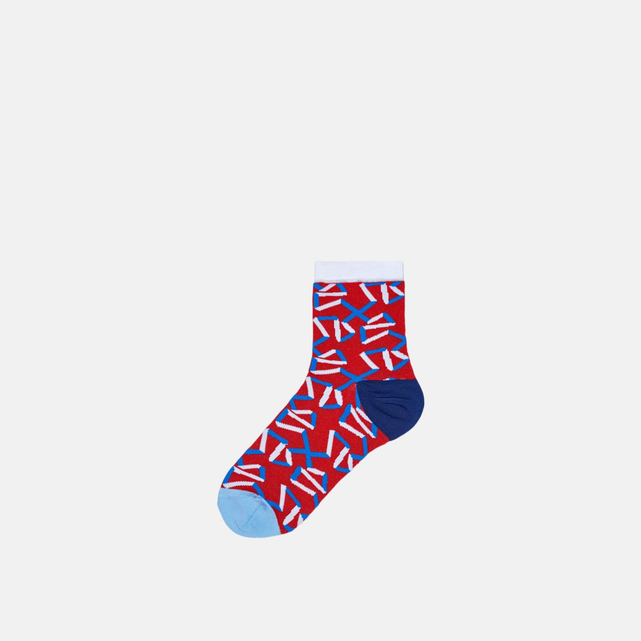 Dámske červené ponožky Happy Socks Adela // kolekcia Hysteria