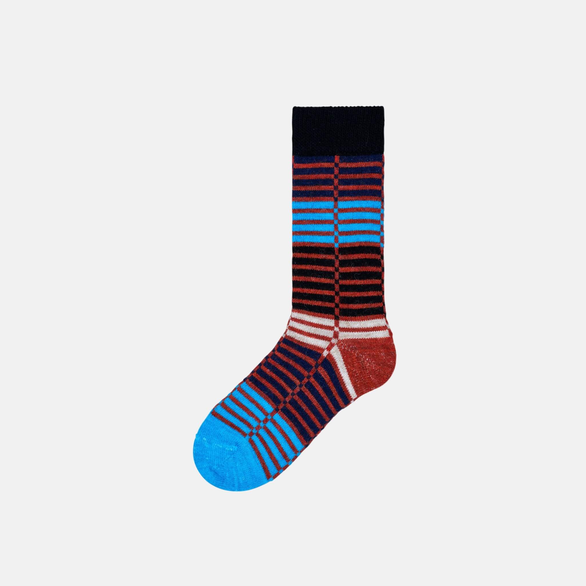 Dámske farebné (modré) ponožky Happy Socks Ellinor // kolekcia Hysteria