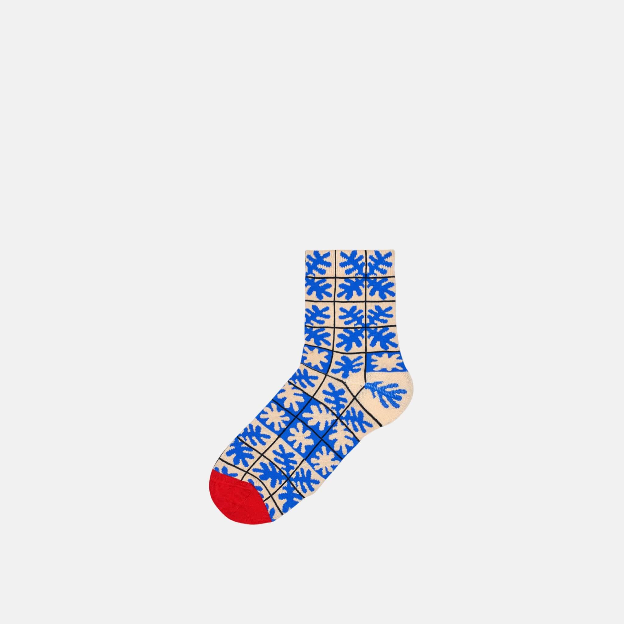 Dámske modré teplé ponožky Happy Socks Emilia // kolekcia Hysteria