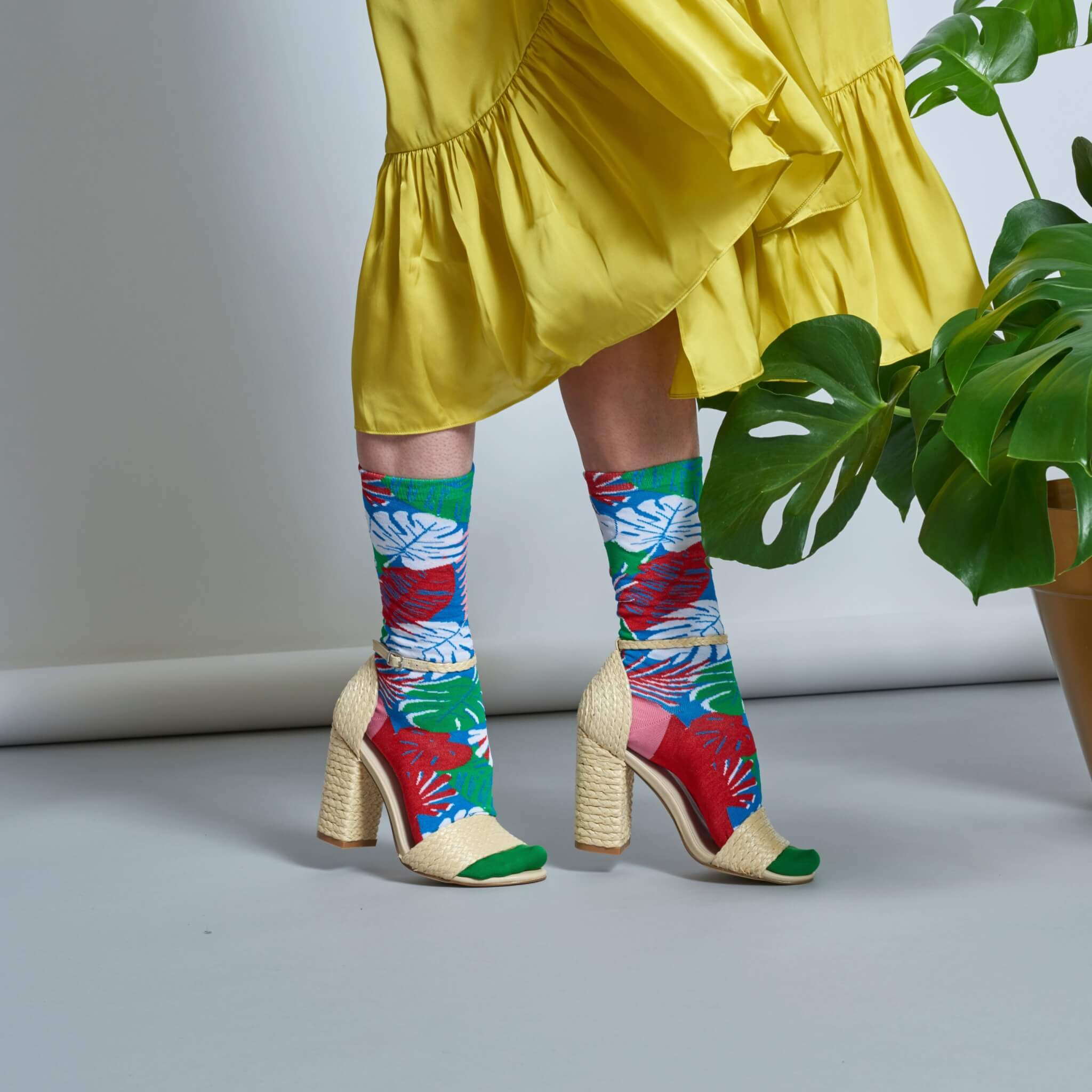 Dámske farebné teplé ponožky Happy Socks Estelle // kolekcia Hysteria