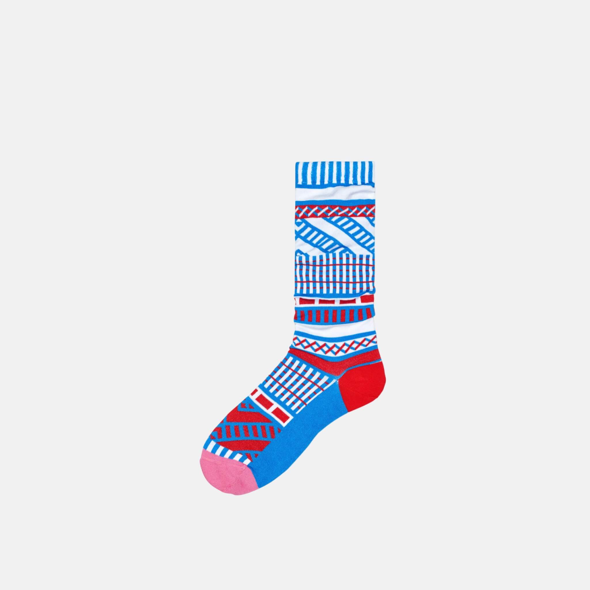 Dámske modro-biele teplé ponožky Happy Socks Estelle // kolekcia Hysteria