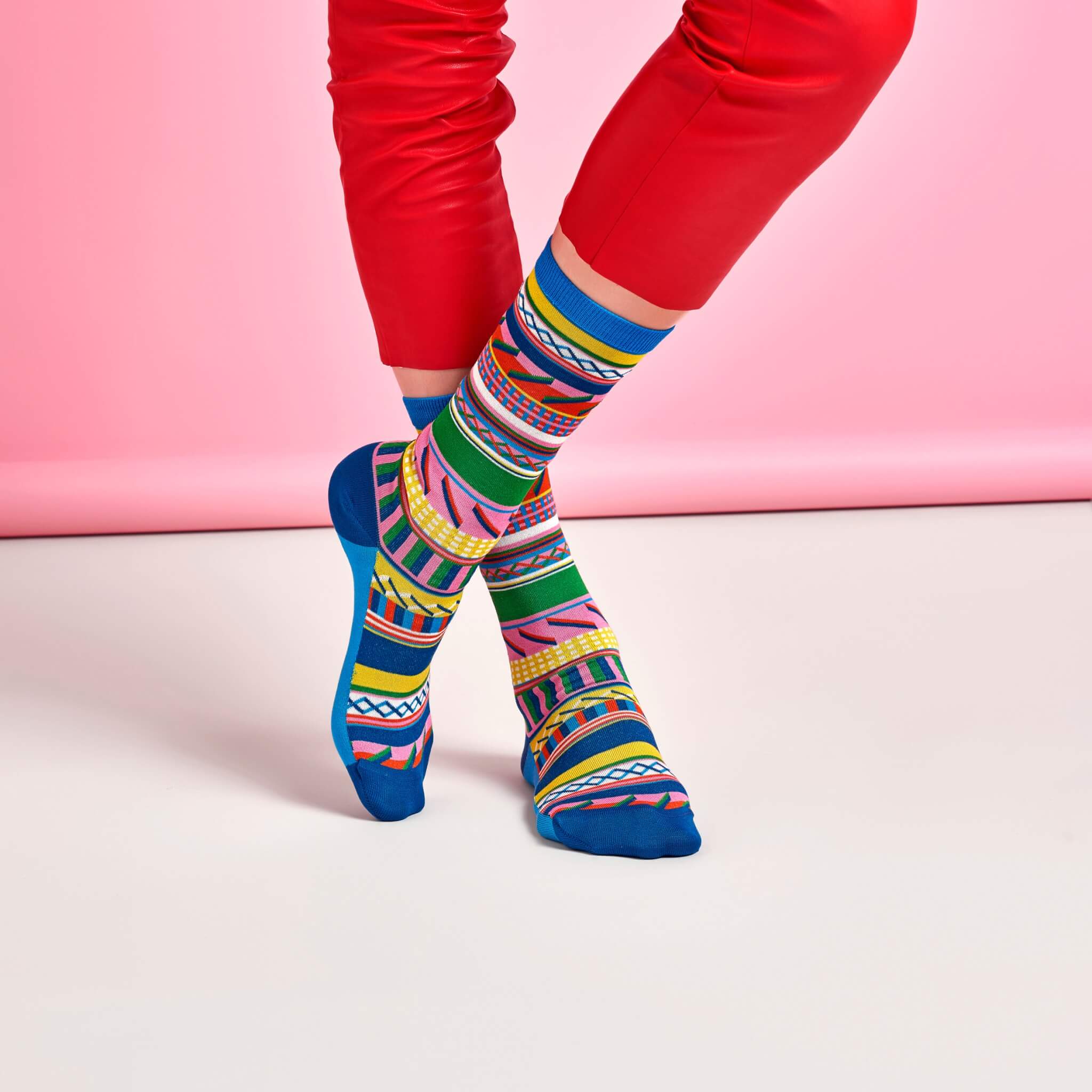 Dámske farebné ponožky Happy Socks Florence // kolekcia Hysteria