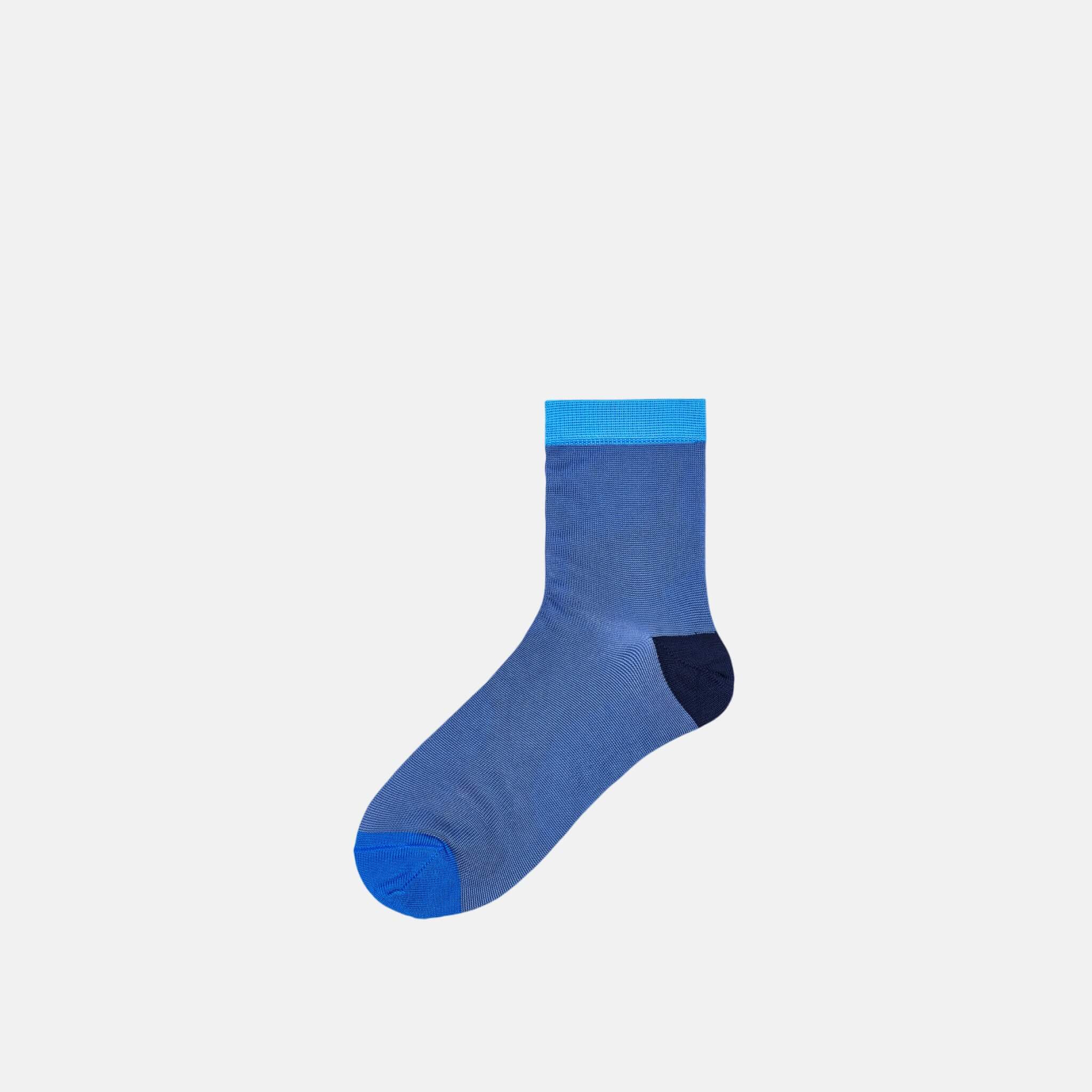 Dámske modré ponožky Happy Socks Grace // kolekcia Hysteria