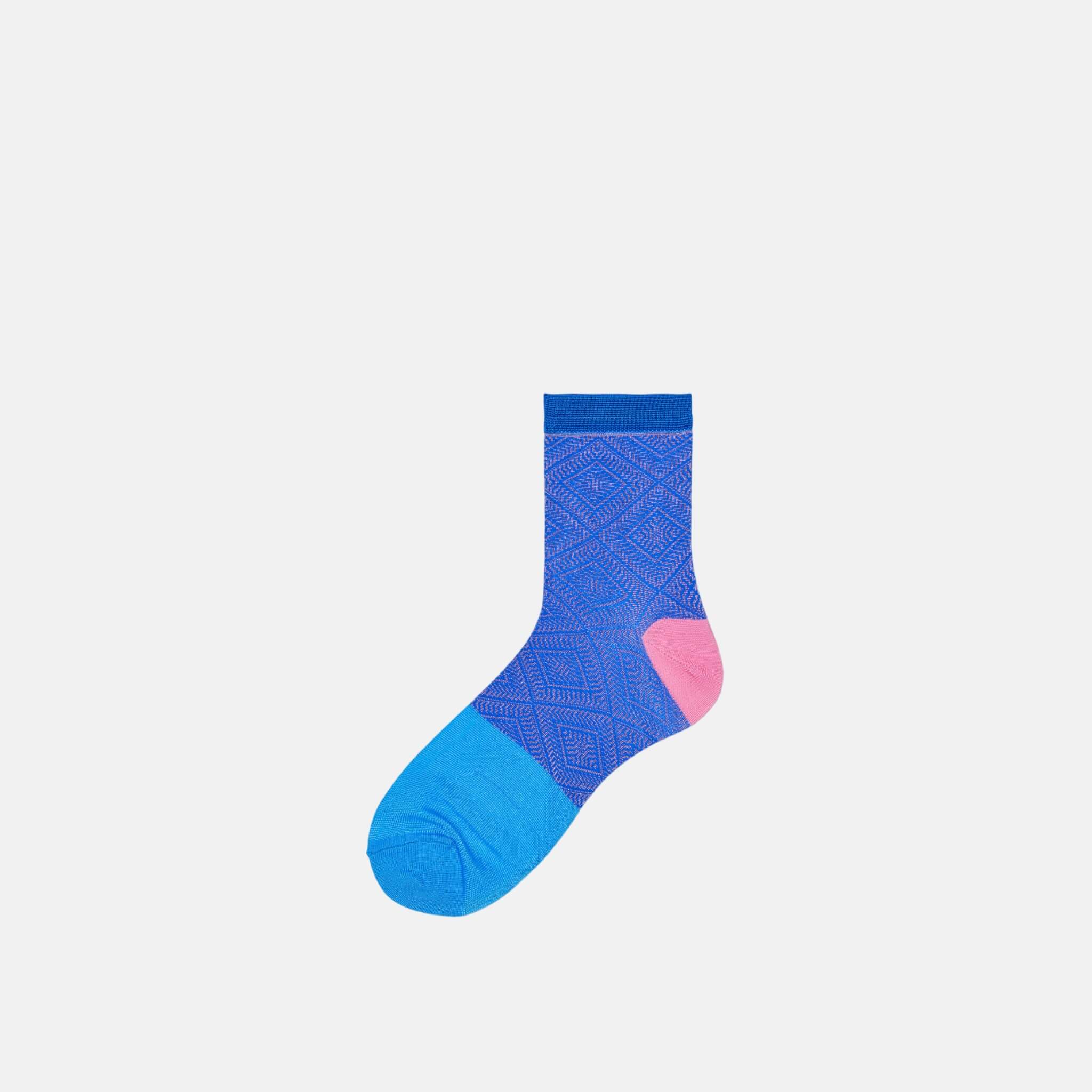 Dámske modré ponožky Happy Socks Jill // kolekcia Hysteria