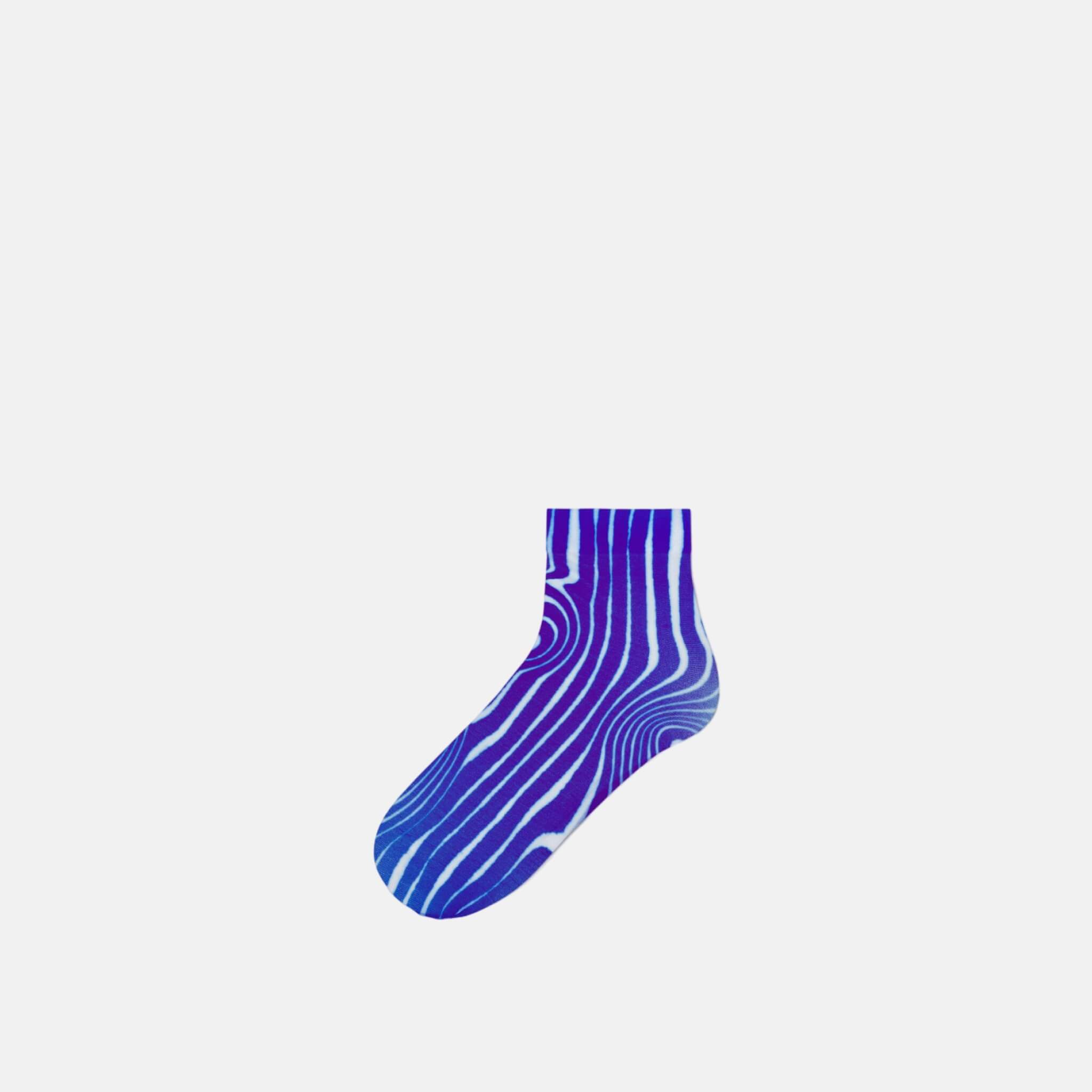 Dámske fialové ponožky Happy Socks Mia // kolekcia Hysteria