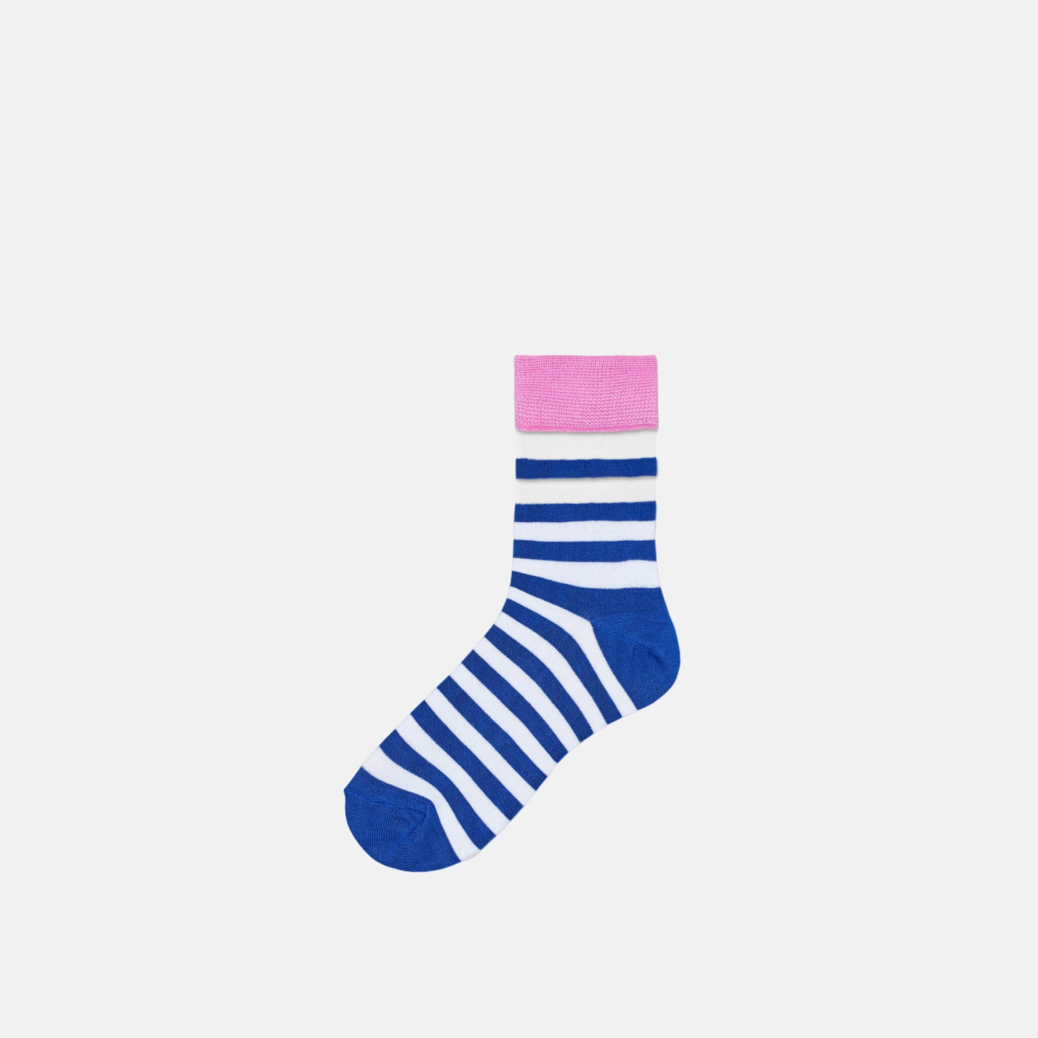 Dámske modro-biele ponožky Happy Socks Verna // kolekcia Hysteria