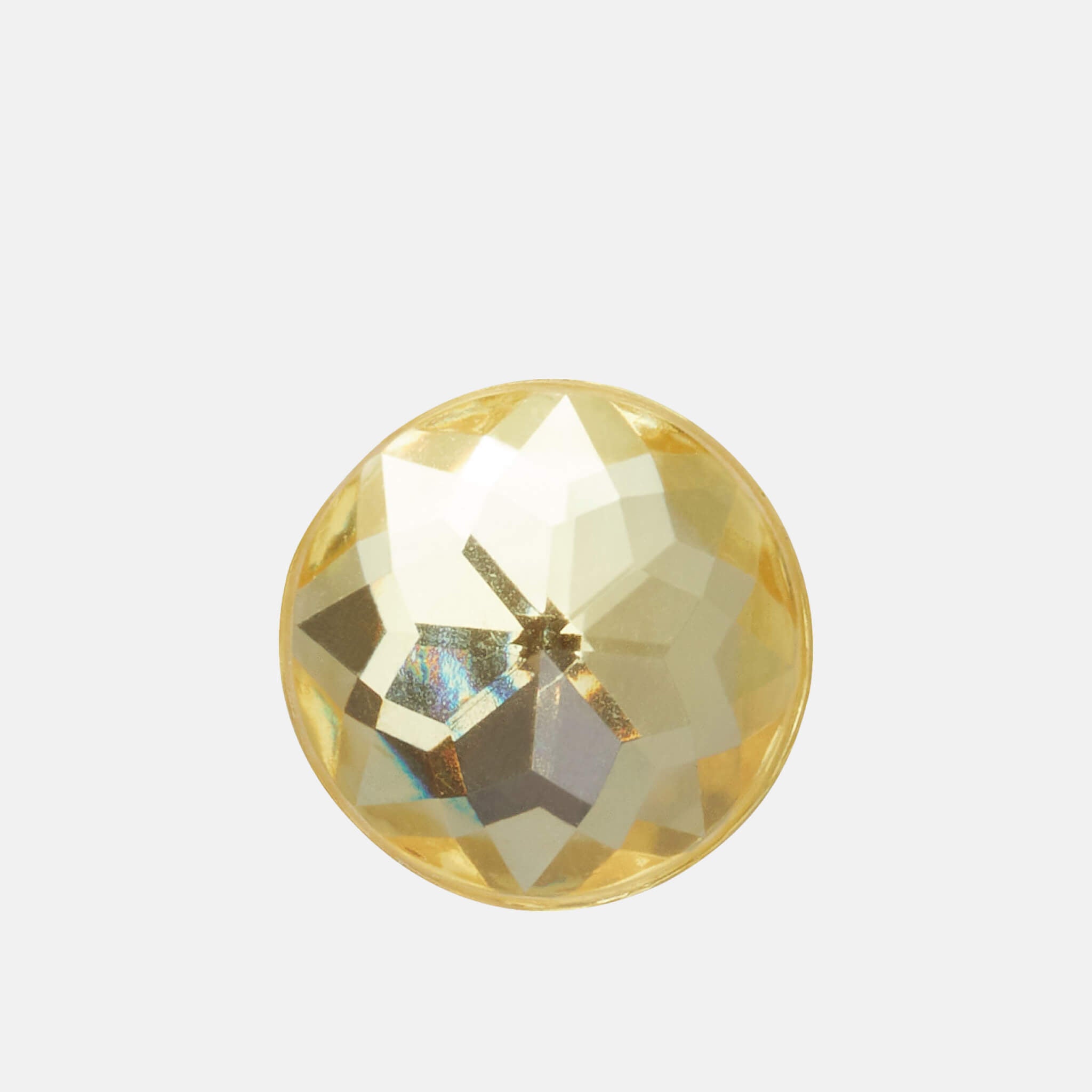 Jibbitz™ - Sparkly Yellow Circle