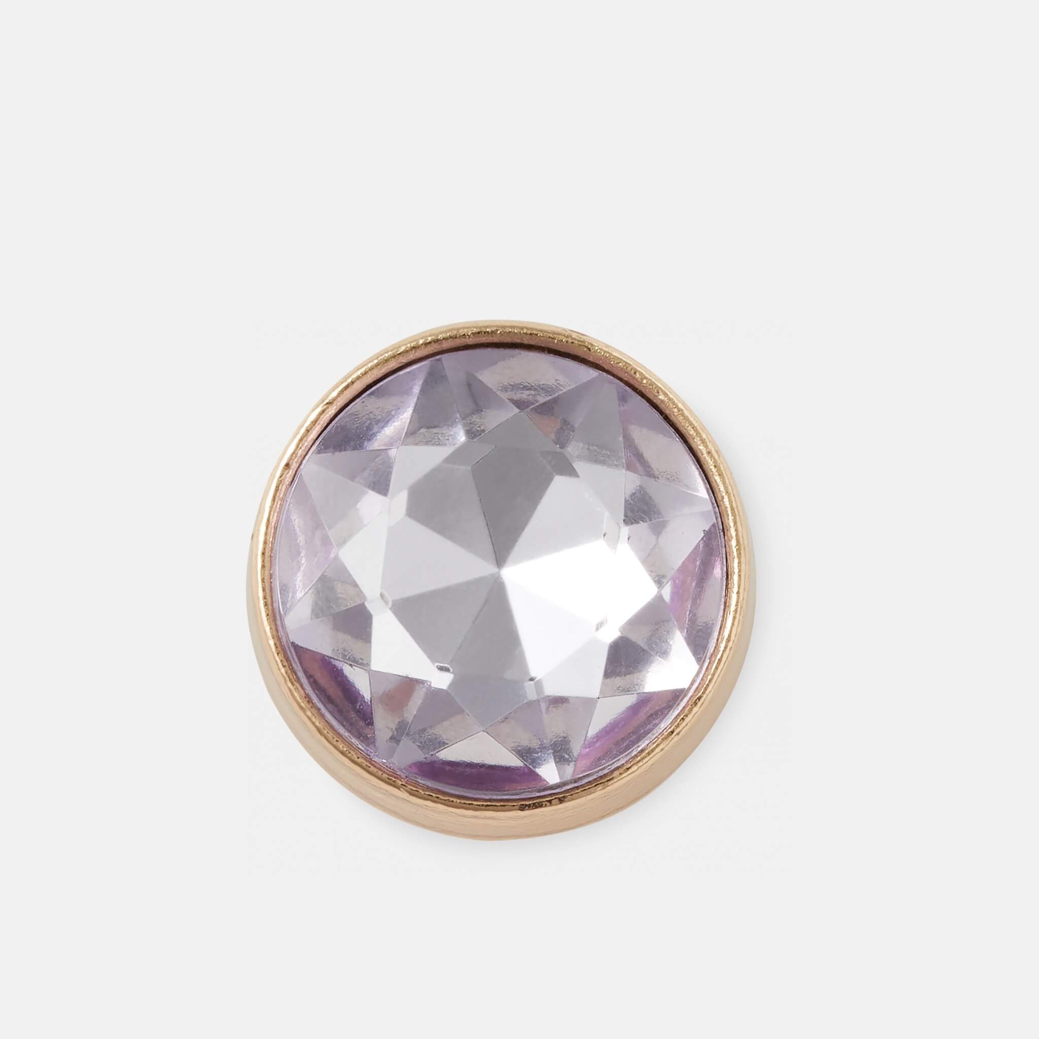 Jibbitz™ - Lavendar Circle Gem