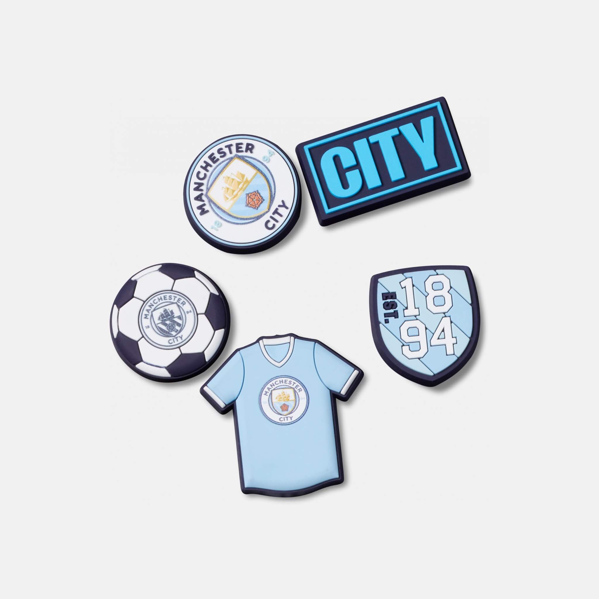 Jibbitz™ - Manchester City - 5 ks