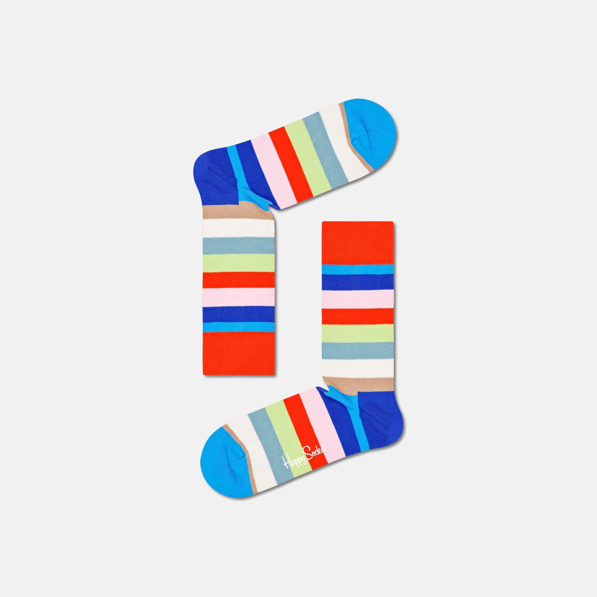 Farebné ponožky Happy Socks s pruhmi, vzor Stripe