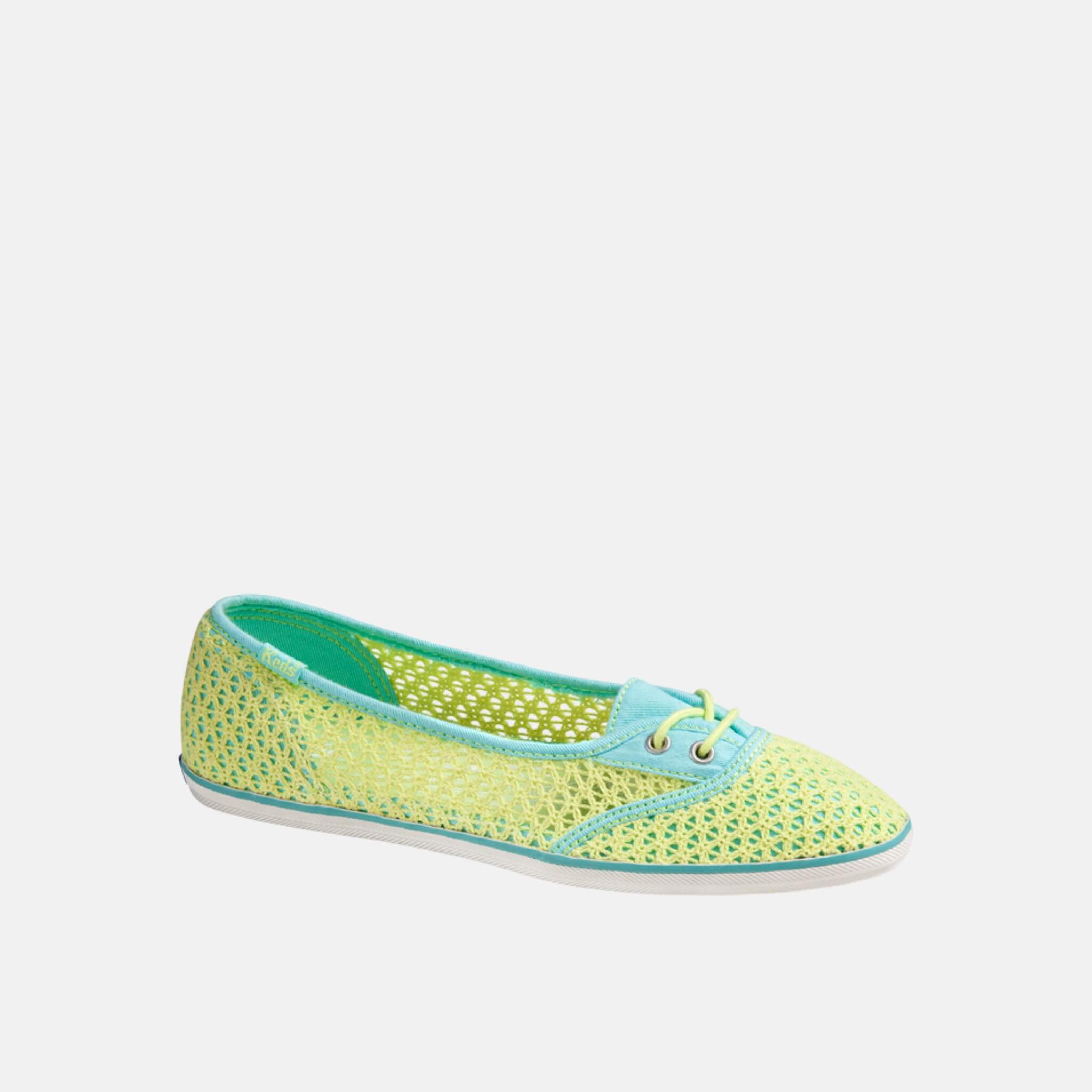 Too Cute Woven Crochet lime