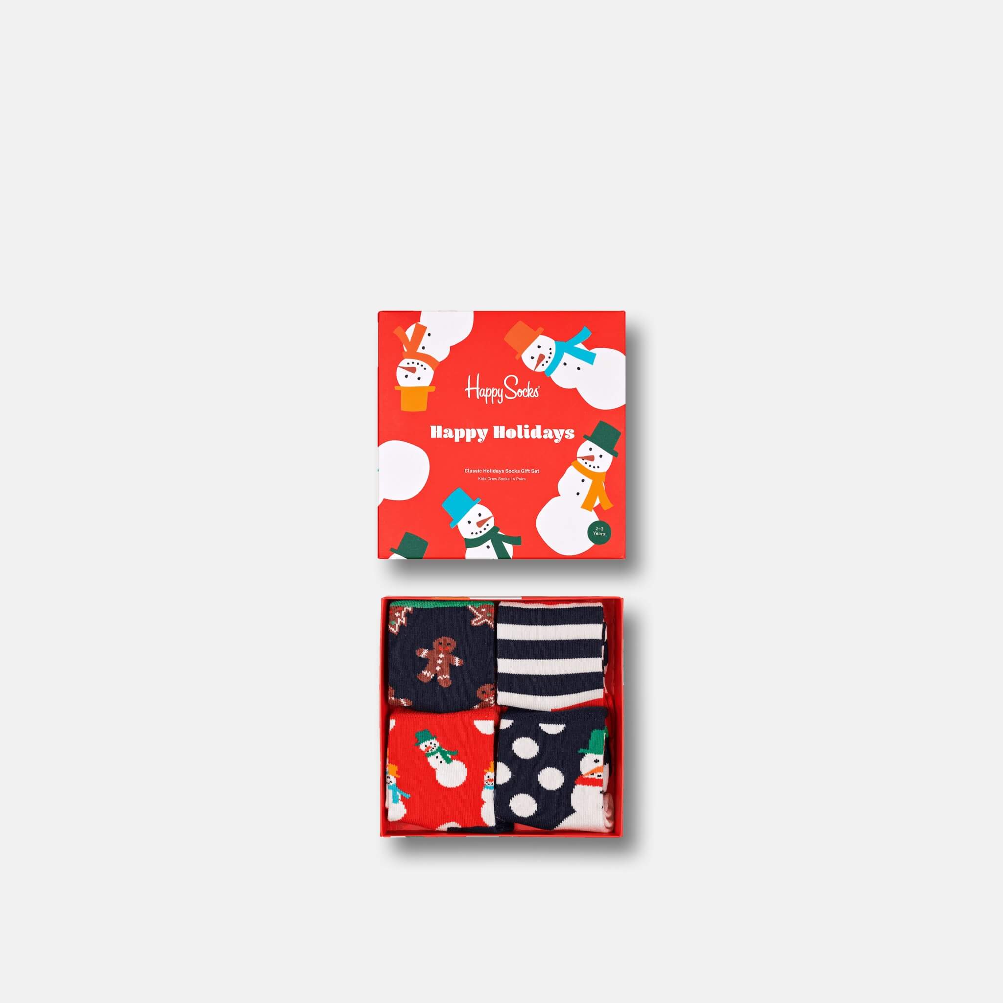 Detský darčekový box ponožiek Happy Socks Holiday - 4 páry