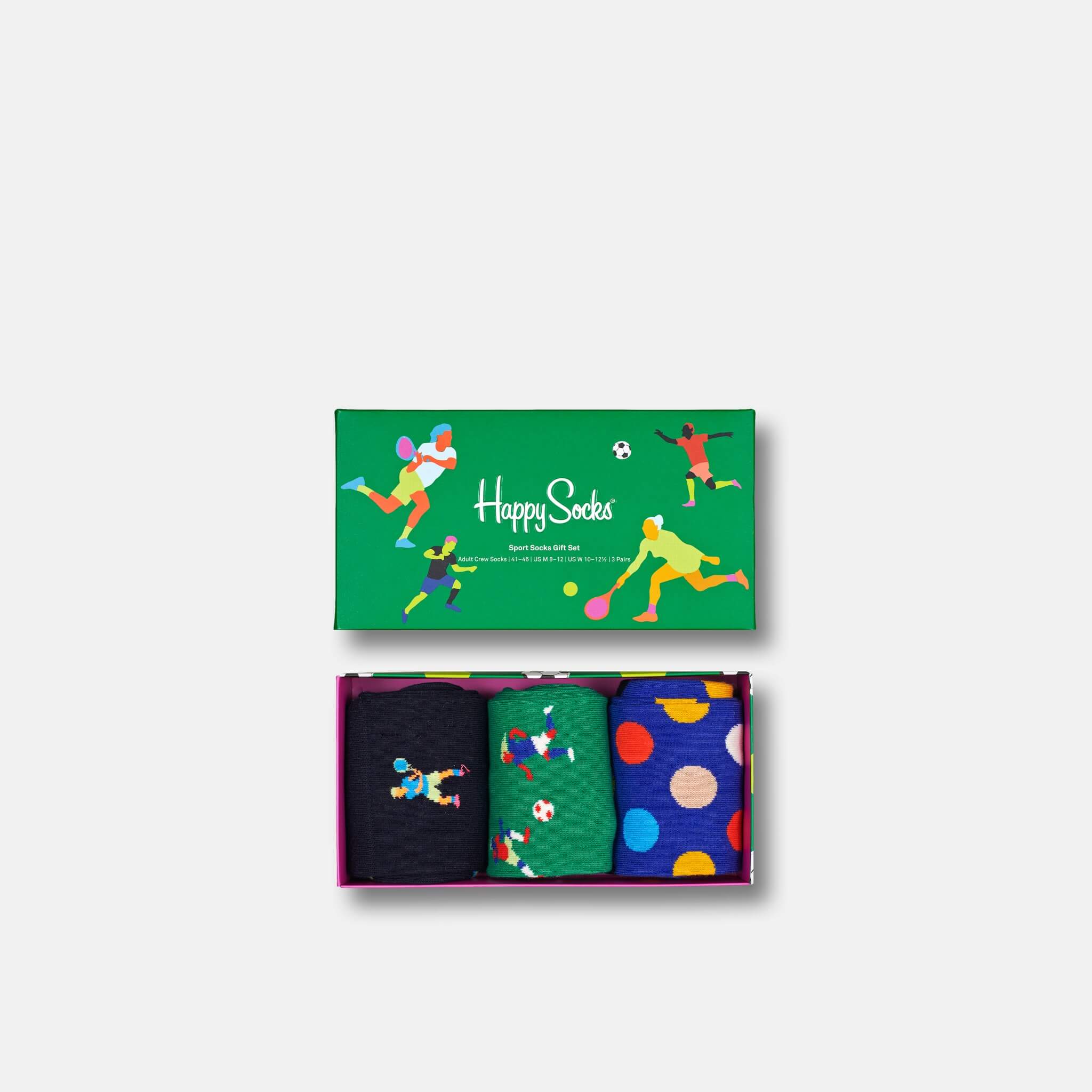 Darčekový box ponožiek Happy Socks Sports - 3 páry