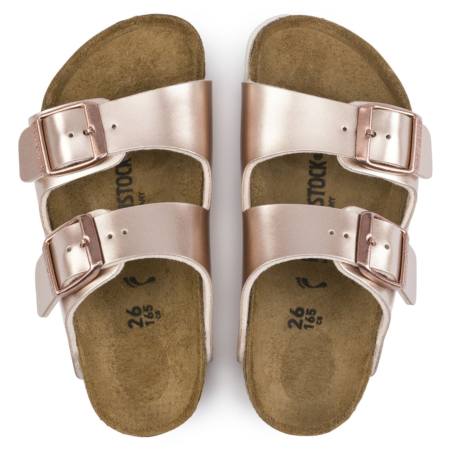 Ružové Regular šľapky Birkenstock Arizona Birko-Flor