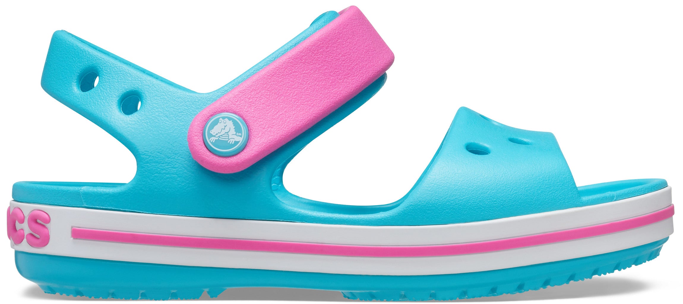 Crocband Sandal Kids Digital Aqua