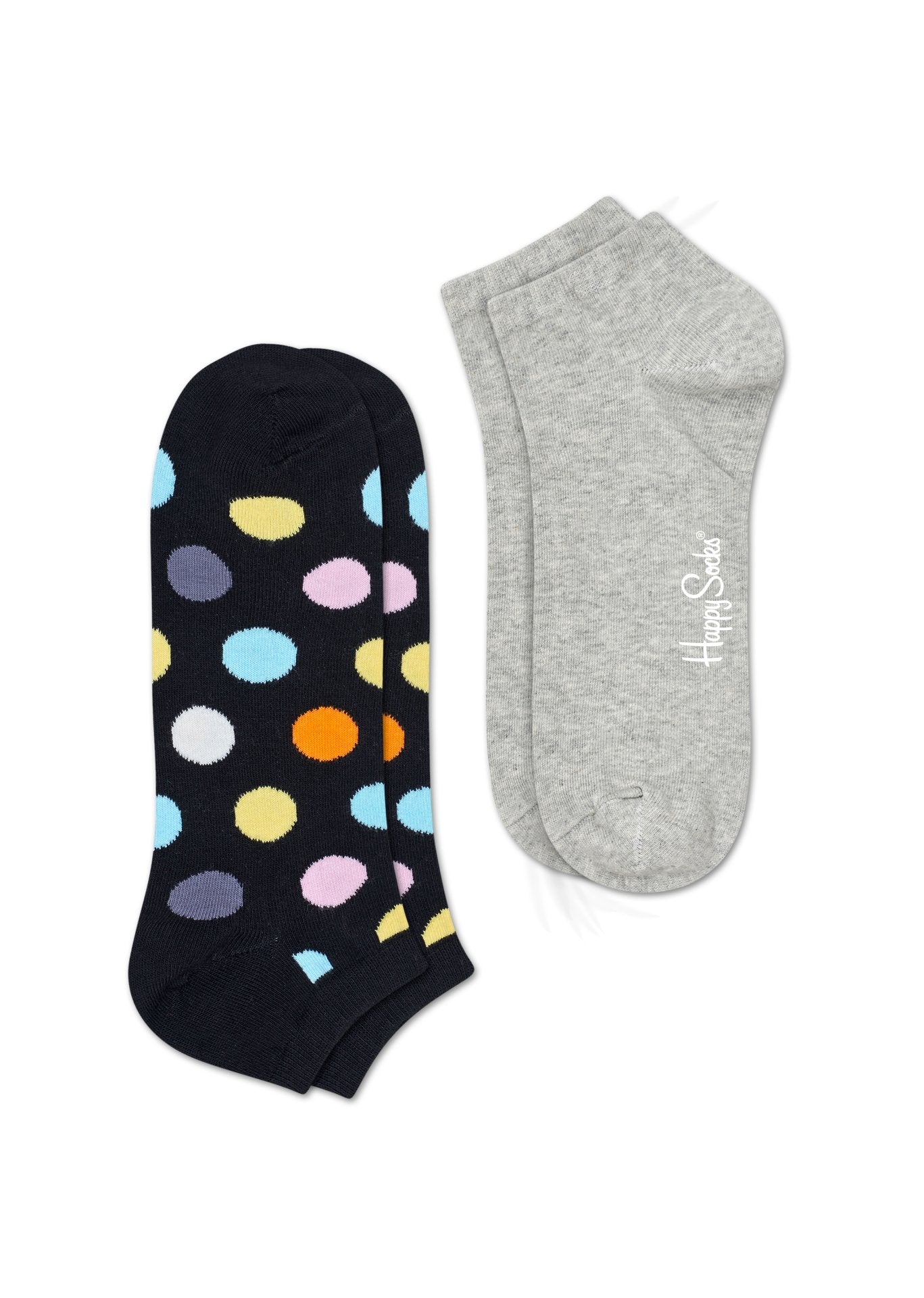 Nízke ponožky Happy Socks, vzor Big Dot - 2 páry