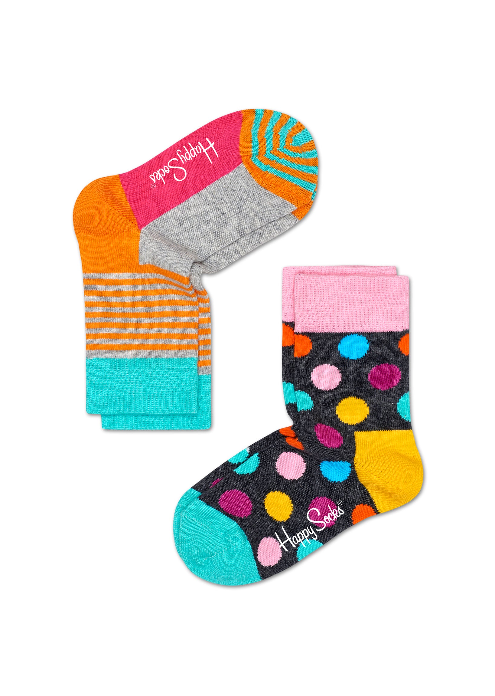 Nízke ponožky Happy Socks, vzor Big Dot - 2 páry